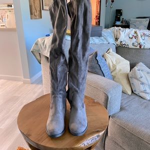 Over the Knee Suede Boots